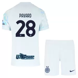 Inter Milan Pavard 28 Bortetrøye Barn 2025/2026 Inter Milan Pavard 28 Bortetrøye Barn 2025/2026