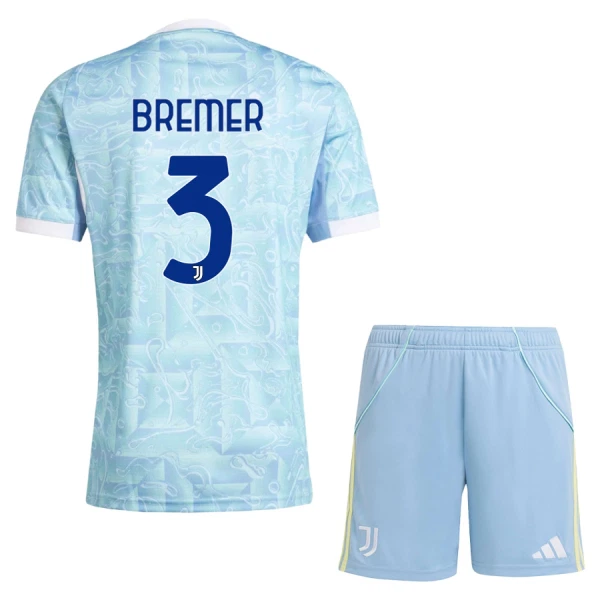 Juventus Bremer 3 Bortetrøye Barn 2025/2026 Juventus Bremer 3 Bortetrøye Barn 2025/2026