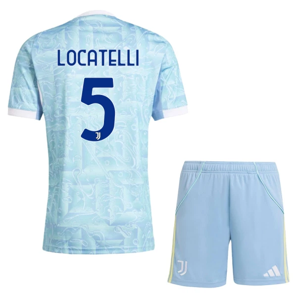 Juventus Locatelli 5 Bortetrøye Barn 2025/2026 Juventus Locatelli 5 Bortetrøye Barn 2025/2026