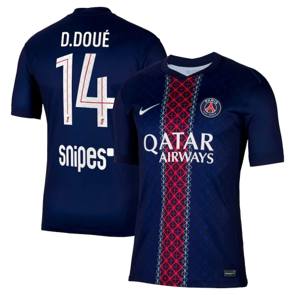 Paris Saint-Germain Desire Doue 14 Hjemmetrøye 2025/2026