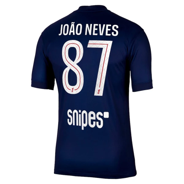 Paris Saint-Germain Joao Neves 87 Hjemmetrøye 2025/2026