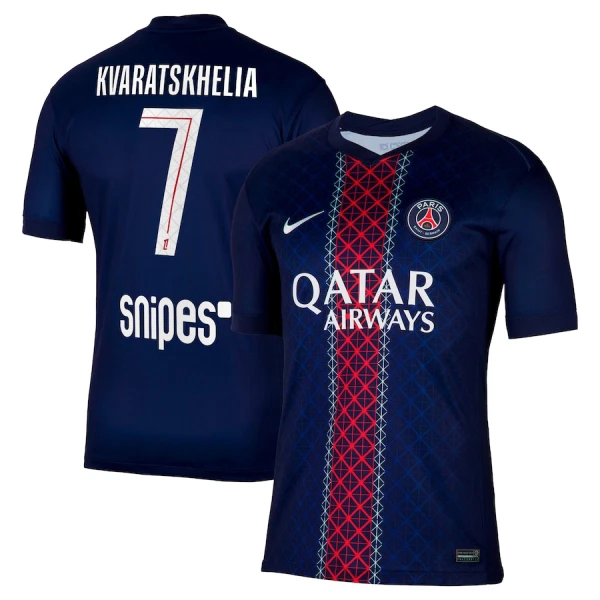 Paris Saint-Germain Kvaratskhelia 7 Hjemmetrøye 2025/2026
