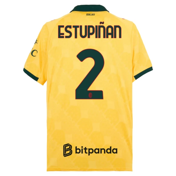 AC Milan Estupinan 2 Tredjetrøye 2025/2026 AC Milan Estupinan 2 Tredjetrøye 2025/2026