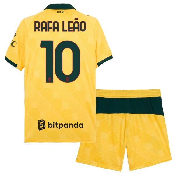 AC Milan Rafael Leão 10 Tredjetrøye Barn 2025/2026 AC Milan Rafael Leão 10 Tredjetrøye Barn 2025/2026