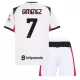 AC Milan Santiago Gimenez 7 Bortetrøye Barn 2025/2026 AC Milan Santiago Gimenez 7 Bortetrøye Barn 2025/2026