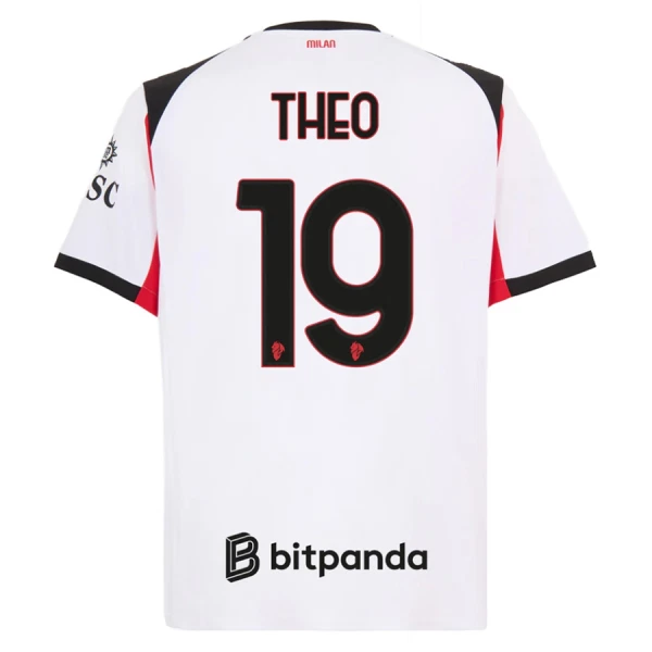 AC Milan Theo Hernández 19 Bortetrøye 2025/2026 AC Milan Theo Hernández 19 Bortetrøye 2025/2026