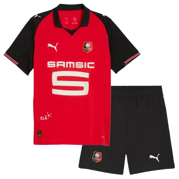 Stade Rennais Hjemmetrøye Barn 2025/2026 Stade Rennais Hjemmetrøye Barn 2025/2026