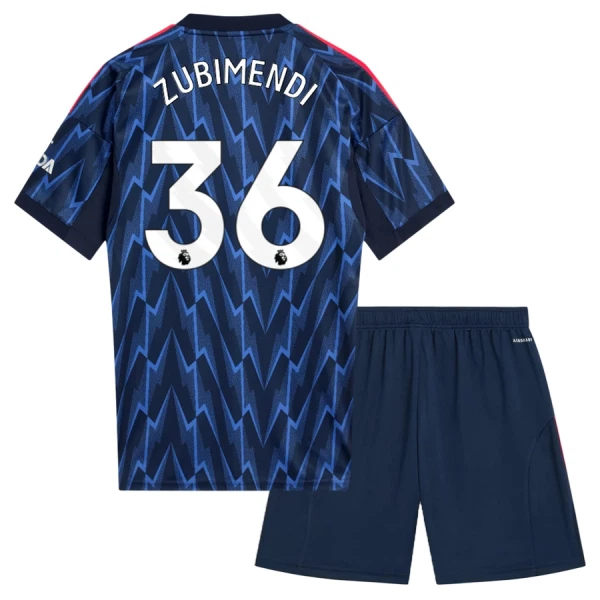 Arsenal Zubimendi 36 Bortetrøye Barn 2025/2026 Arsenal Zubimendi 36 Bortetrøye Barn 2025/2026