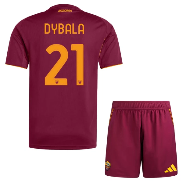 AS Roma Paulo Dybala 21 Hjemmetrøye Barn 2025/2026 AS Roma Paulo Dybala 21 Hjemmetrøye Barn 2025/2026