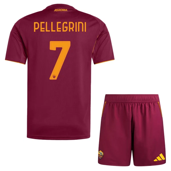 AS Roma Pellegrini 7 Hjemmetrøye Barn 2025/2026 AS Roma Pellegrini 7 Hjemmetrøye Barn 2025/2026