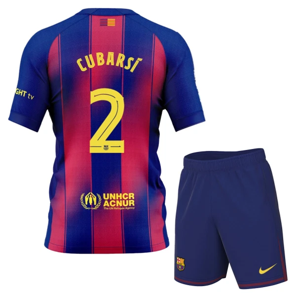 FC Barcelona Cubarsi 2 Hjemmetrøye Barn 2025/2026 FC Barcelona Cubarsi 2 Hjemmetrøye Barn 2025/2026