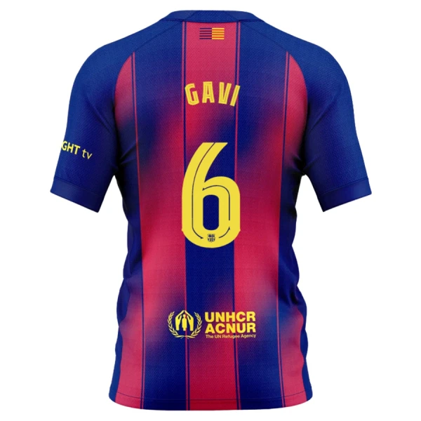 FC Barcelona Gavi 6 Hjemmetrøye 2025/2026 FC Barcelona Gavi 6 Hjemmetrøye 2025/2026