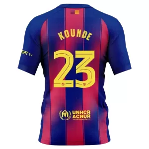 FC Barcelona Kounde 23 Hjemmetrøye 2025/2026 FC Barcelona Kounde 23 Hjemmetrøye 2025/2026