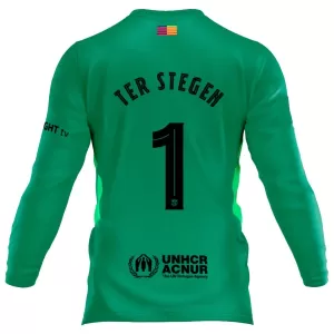 FC Barcelona Marc-André ter Stegen 1 Målvakt Trøye 2025/2026 Langermet FC Barcelona Marc-André ter Stegen 1 Målvakt Trøye 2025/2026 Langermet