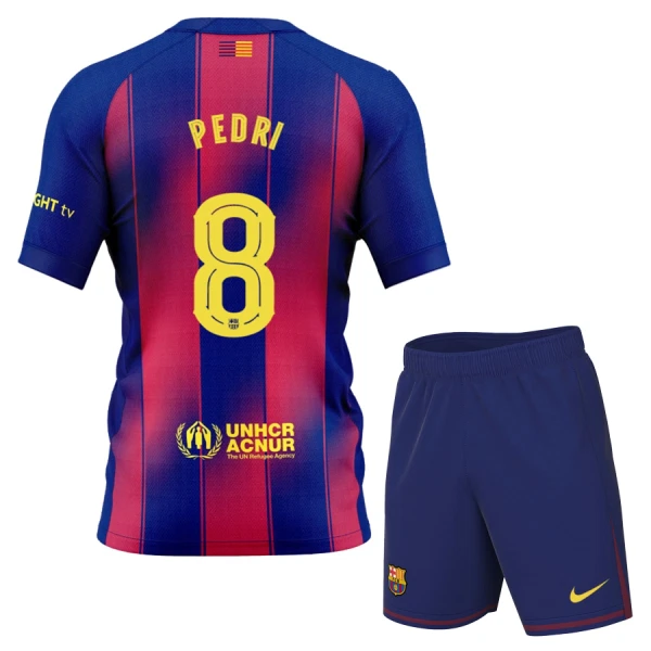 FC Barcelona Pedri 8 Hjemmetrøye Barn 2025/2026 FC Barcelona Pedri 8 Hjemmetrøye Barn 2025/2026