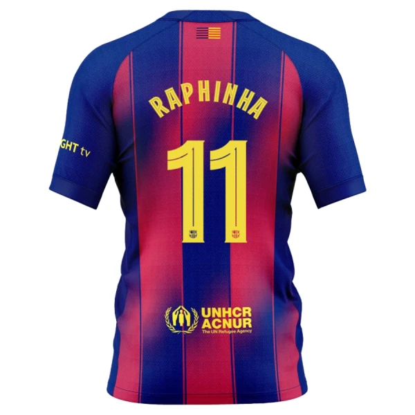 FC Barcelona Raphinha 11 Hjemmetrøye 2025/2026 FC Barcelona Raphinha 11 Hjemmetrøye 2025/2026