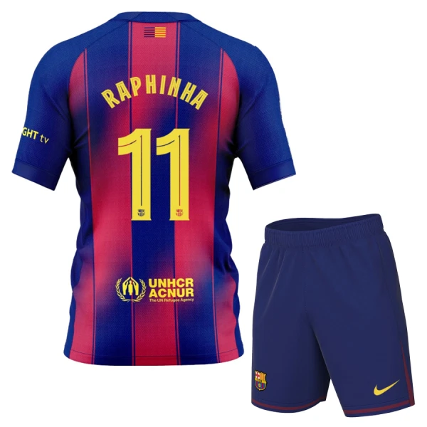 FC Barcelona Raphinha 11 Hjemmetrøye Barn 2025/2026