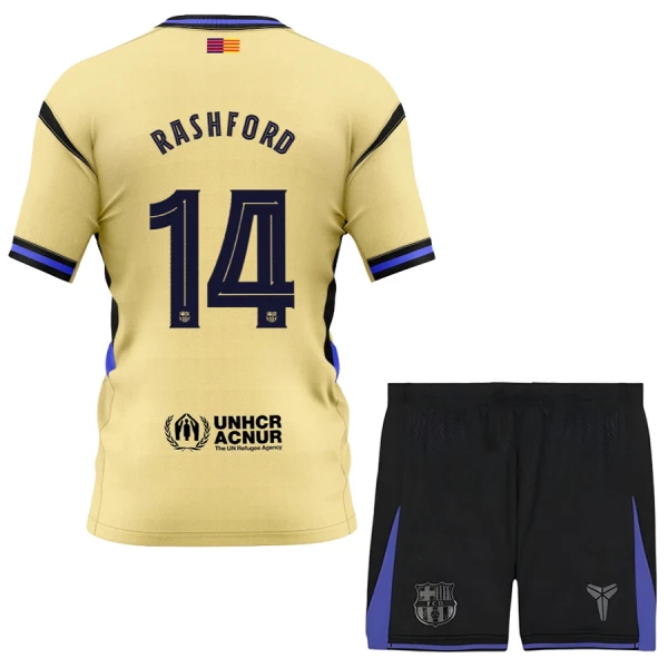 FC Barcelona x Kobe Bryant Marcus Rashford 14 Bortetrøye Barn 2025/2026