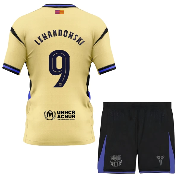 FC Barcelona x Kobe Bryant Robert Lewandowski 9 Bortetrøye Barn 2025/2026 FC Barcelona x Kobe Bryant Robert Lewandowski 9 Bortetrøye Barn 2025/2026