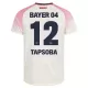 Bayer 04 Leverkusen Edmond Tapsoba 12 Bortetrøye 2025/2026 Bayer 04 Leverkusen Edmond Tapsoba 12 Bortetrøye 2025/2026