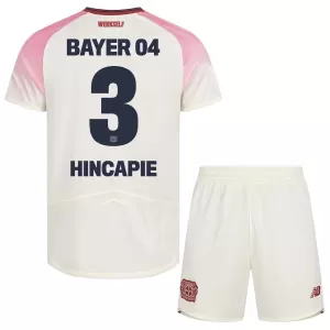Bayer 04 Leverkusen Piero Hincapie 3 Bortetrøye Barn 2025/2026 Bayer 04 Leverkusen Piero Hincapie 3 Bortetrøye Barn 2025/2026