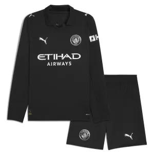 Manchester City Bortetrøye Barn 2025/2026 Langermet Manchester City Bortetrøye Barn 2025/2026 Langermet