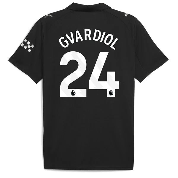 Manchester City Josko Gvardiol 24 Bortetrøye 2025/2026 Manchester City Josko Gvardiol 24 Bortetrøye 2025/2026