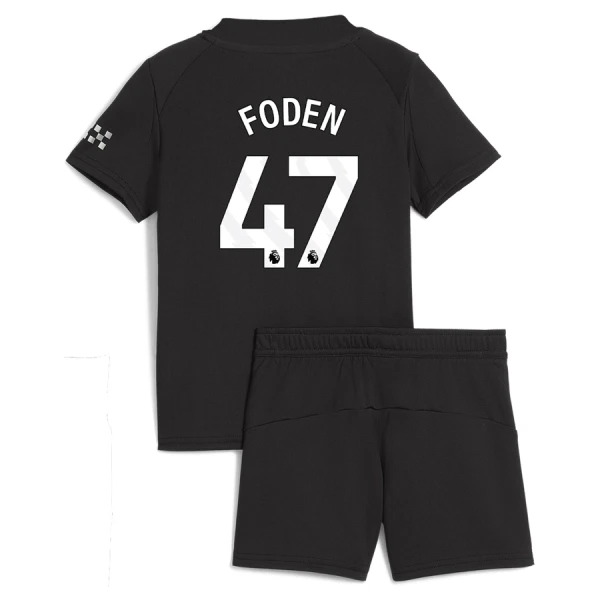 Manchester City Phil Foden 47 Bortetrøye Barn 2025/2026 Manchester City Phil Foden 47 Bortetrøye Barn 2025/2026