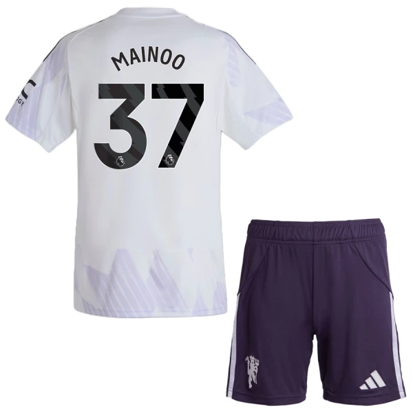 Manchester United Mainoo 37 Bortetrøye Barn 2025/2026 Manchester United Mainoo 37 Bortetrøye Barn 2025/2026