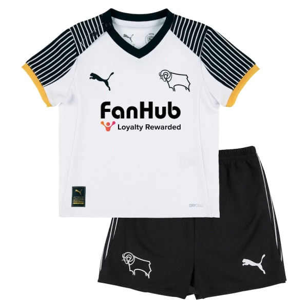 Derby County Hjemmetrøye Barn 2025/2026 Derby County Hjemmetrøye Barn 2025/2026