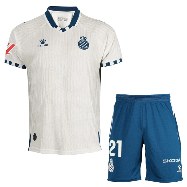 RCD Espanyol Bortetrøye Barn 2025/2026 RCD Espanyol Bortetrøye Barn 2025/2026