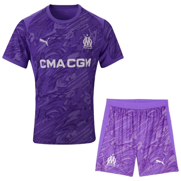 Olympique de Marseille Målvakt Trøye Barn 2025/2026 Lilla Olympique de Marseille Målvakt Trøye Barn 2025/2026 Lilla