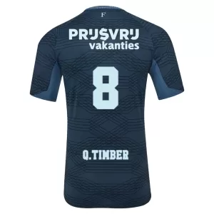 Feyenoord Rotterdam Q. Timber 8 Bortetrøye 2025/2026 Feyenoord Rotterdam Q. Timber 8 Bortetrøye 2025/2026