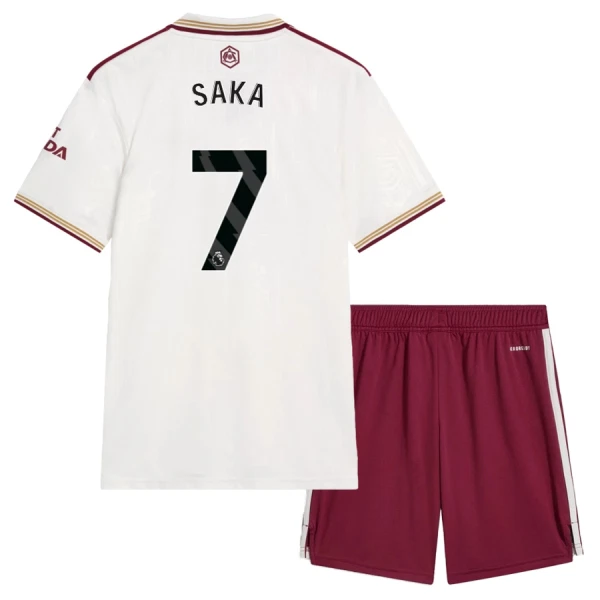 Arsenal Bukayo Saka 7 Tredjetrøye Barn 2025/2026 Arsenal Bukayo Saka 7 Tredjetrøye Barn 2025/2026