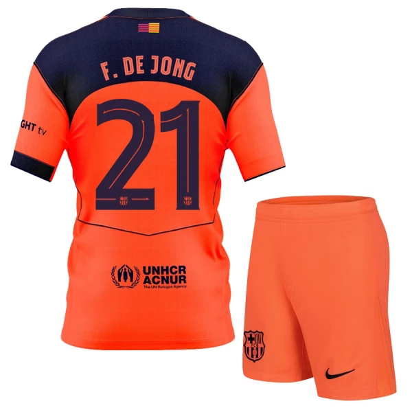FC Barcelona Frenkie de Jong 21 Tredjetrøye Barn 2025/2026
