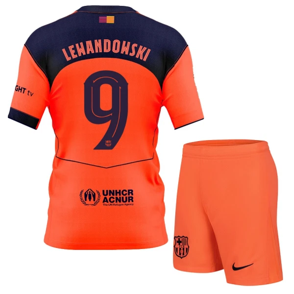 FC Barcelona Robert Lewandowski 9 Tredjetrøye Barn 2025/2026
