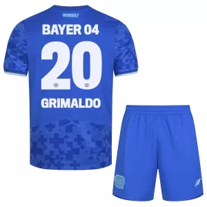 Bayer 04 Leverkusen Alejandro Grimaldo 20 Tredjetrøye Barn 2025/2026 Bayer 04 Leverkusen Alejandro Grimaldo 20 Tredjetrøye Barn 2025/2026