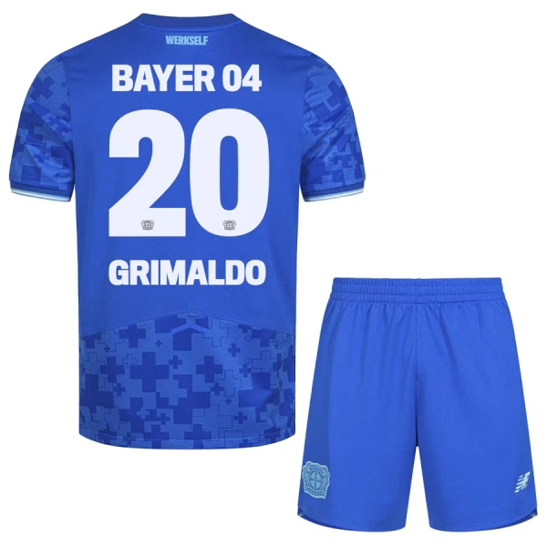 Bayer 04 Leverkusen Alejandro Grimaldo 20 Tredjetrøye Barn 2025/2026