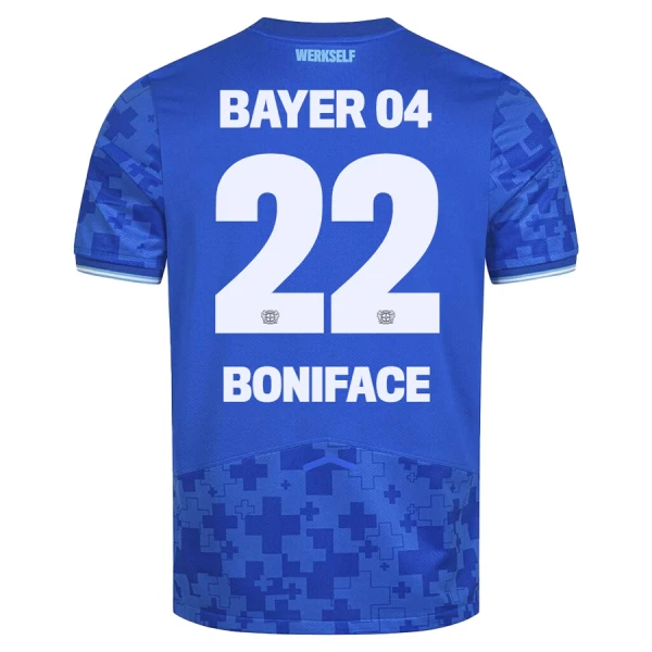 Bayer 04 Leverkusen Victor Boniface 22 Tredjetrøye 2025/2026 Bayer 04 Leverkusen Victor Boniface 22 Tredjetrøye 2025/2026