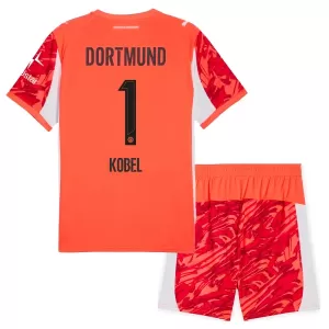 Borussia Dortmund Kobel 1 Målvakt Trøye Barn 2025/2026 Rød Borussia Dortmund Kobel 1 Målvakt Trøye Barn 2025/2026 Rød