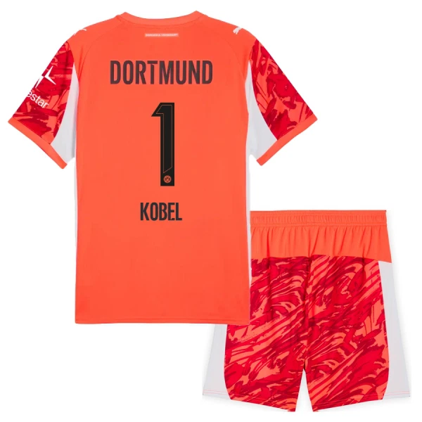 Borussia Dortmund Kobel 1 Målvakt Trøye Barn 2025/2026 Rød