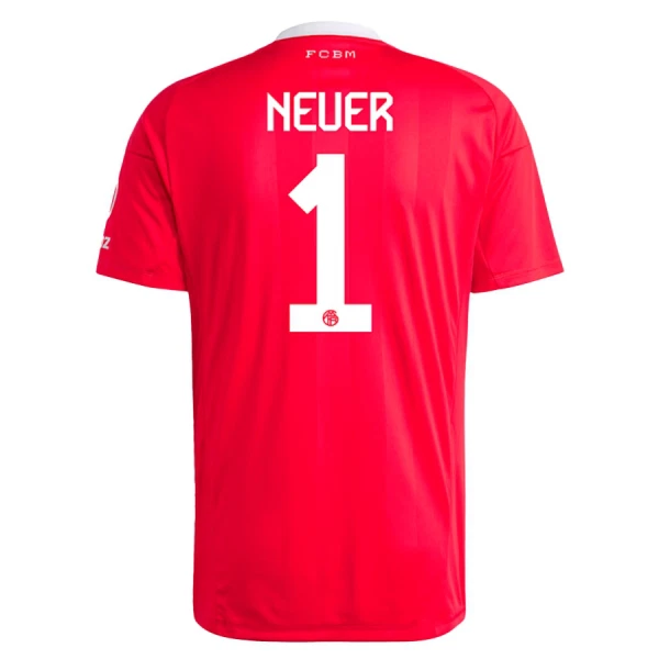 FC Bayern München Manuel Neuer 1 Målvakt Trøye 2025/2026 Rød