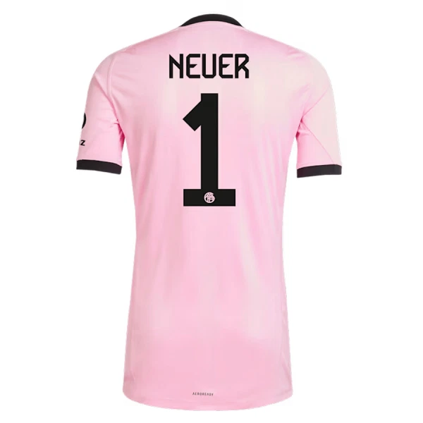 FC Bayern München Manuel Neuer 1 Målvakt Trøye 2025/2026 Rosa