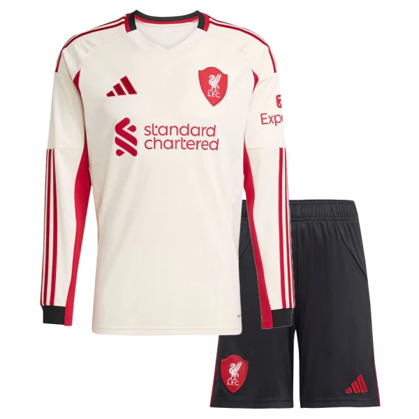 Liverpool Bortetrøye Barn 2025/2026 Langermet Liverpool Bortetrøye Barn 2025/2026 Langermet
