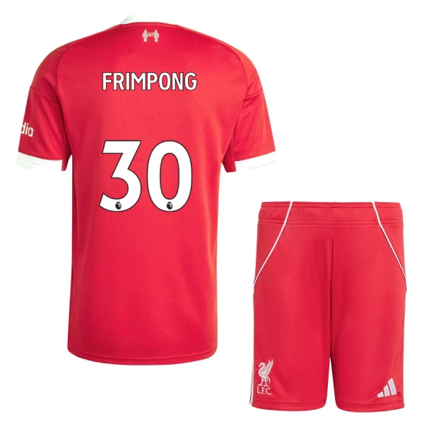 Liverpool Jeremie Frimpong 30 Hjemmetrøye Barn 2025/2026 Liverpool Jeremie Frimpong 30 Hjemmetrøye Barn 2025/2026