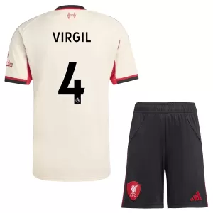Liverpool Virgil van Dijk 4 Bortetrøye Barn 2025/2026 Liverpool Virgil van Dijk 4 Bortetrøye Barn 2025/2026