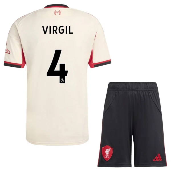 Liverpool Virgil van Dijk 4 Bortetrøye Barn 2025/2026 Liverpool Virgil van Dijk 4 Bortetrøye Barn 2025/2026