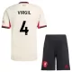 Liverpool Virgil van Dijk 4 Bortetrøye Barn 2025/2026 Liverpool Virgil van Dijk 4 Bortetrøye Barn 2025/2026