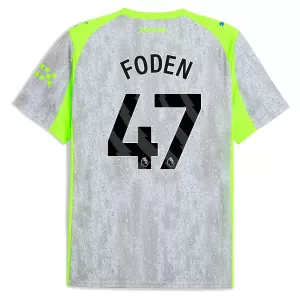 Manchester City Phil Foden 47 Tredjetrøye 2025/2026 Manchester City Phil Foden 47 Tredjetrøye 2025/2026