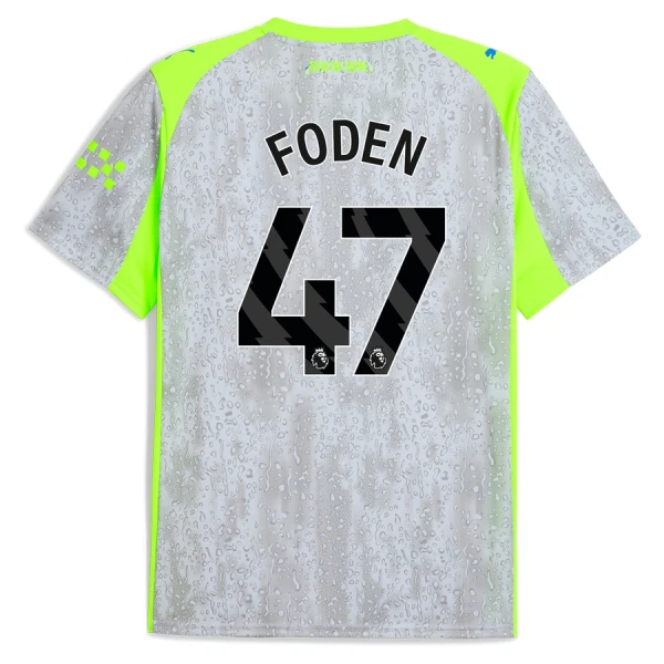 Manchester City Phil Foden 47 Tredjetrøye 2025/2026